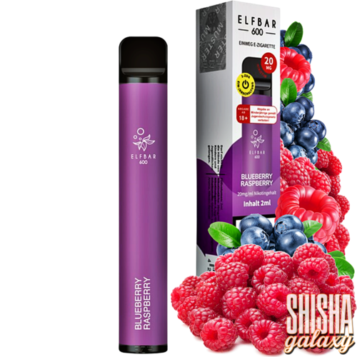 Elf Bar – 600 – Blueberry Raspberry